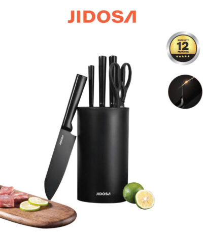 Bộ dao kéo 5 món cao cấp JIDOSA JD3600 đúc nguyên khối chắc chắn chịu lực bằng thép không gỉ