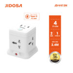 Ổ cắm điện đa năng hình tháp jidosa sạc nhanh pd20w tích hợp ổ usb+ type c