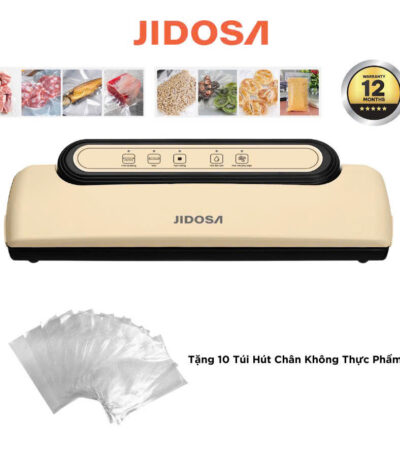 Máy Hút Chân Không Thực Phẩm JIDOSA JD3400 Hàn Miệng Túi thực phẩm gia đình ( tặng 10 túi hút )